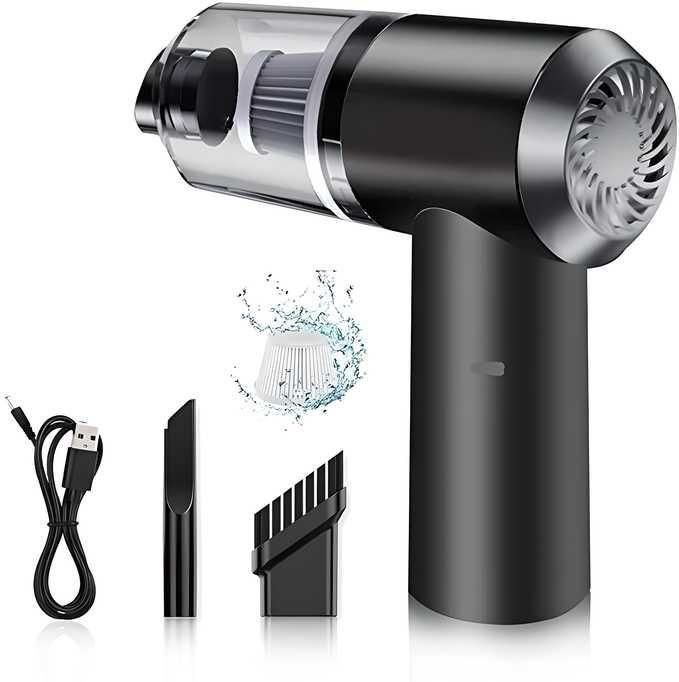 Portable Wireless Vacuum Suction Cleaner and Air Duster