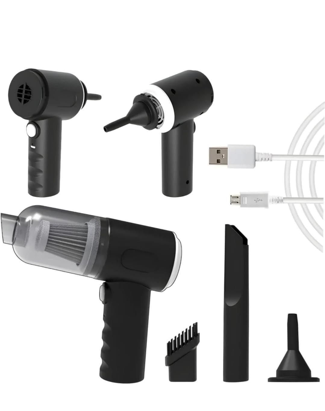 Portable Wireless Vacuum Suction Cleaner and Air Duster
