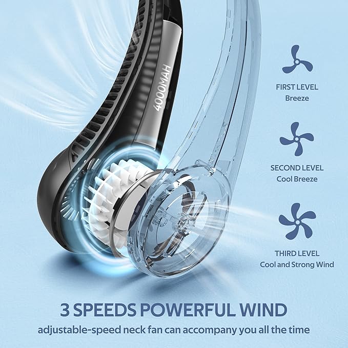 Neck Mist Air Cooler Fan