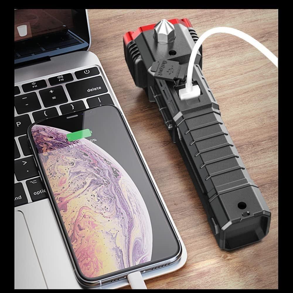 Multifunctional Work Portable Hammer LED Flashlight