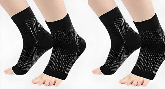 Swelling Arch Heel Socks yoga sport protect socks (Pack of 2 Pair)